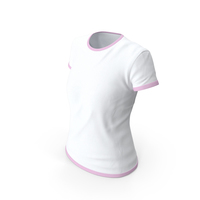 Female Crew Neck Worn PNG & PSD Images