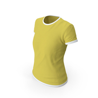 Female Crew Neck Worn PNG & PSD Images