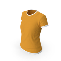 Female Crew Neck Worn PNG & PSD Images