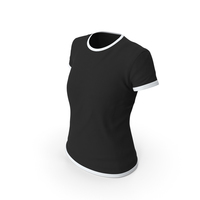 Female Crew Neck Worn PNG & PSD Images