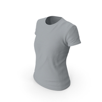 Female Crew Neck Worn PNG & PSD Images