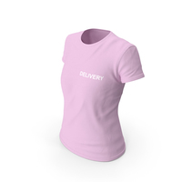 Female Crew Neck Worn Delivery PNG & PSD Images