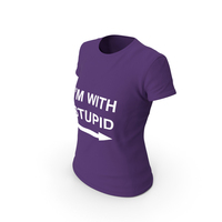 Female Crew Neck Worn PNG & PSD Images