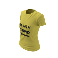 Female Crew Neck Worn PNG & PSD Images