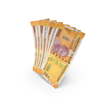 Handful of 200 Indian Rupee Banknote Bills PNG & PSD Images