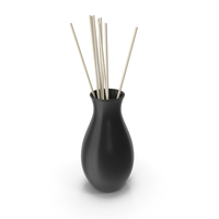 Decorative Vase Black PNG & PSD Images