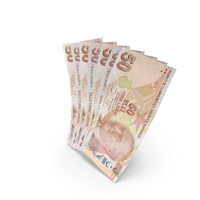 Handful of 50 Turkish Lira Banknote Bills PNG & PSD Images