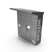 Amazon Delivery Lockers 03 PNG & PSD Images