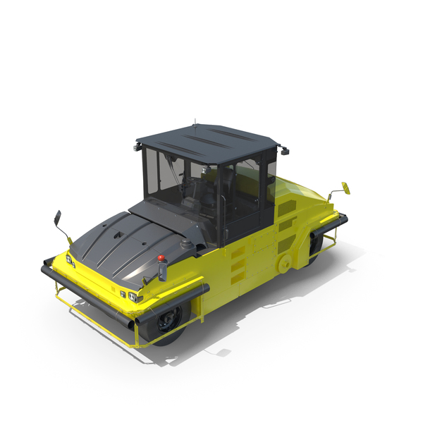 Asphalt Roller 02 PNG & PSD Images