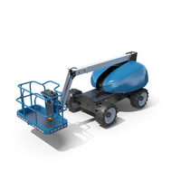 Telescopic Boom Lift 03 PNG & PSD Images