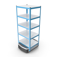 Storage Rack Warehouse 07 PNG & PSD Images