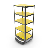 Storage Rack Warehouse 09 PNG & PSD Images