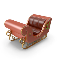 Christmas Sleigh 01 PNG & PSD Images