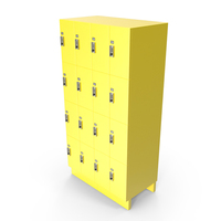 Commercial Lockers 02 PNG & PSD Images