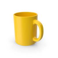Mug Yellow PNG & PSD Images