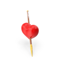 Heart Red Narrow PNG & PSD Images