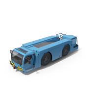 Blue Deck Tow Tractor PNG & PSD Images