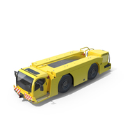 Yellow Deck Tow Tractor PNG & PSD Images
