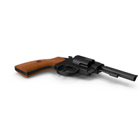 Revolver Black Wood PNG & PSD Images