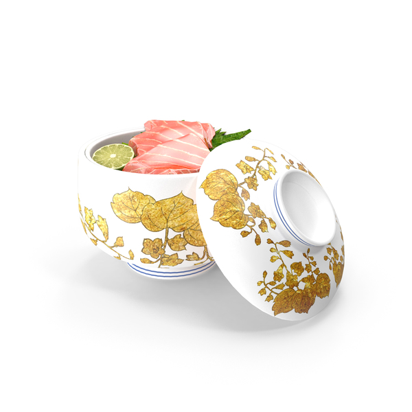 Salmon With Bowl PNG & PSD Images
