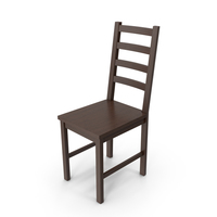 Wooden Chair Dark PNG & PSD Images