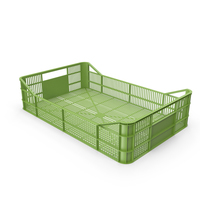 Plastic Crate Green PNG & PSD Images