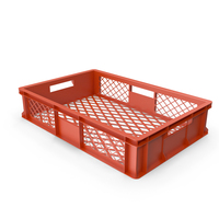 Plastic Crate Red PNG & PSD Images