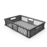 Plastic Crate Black PNG & PSD Images