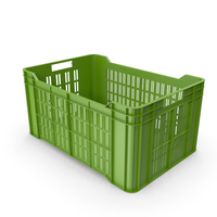 Plastic Crate Green PNG & PSD Images