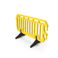 Plastic Crowd Control Barrier PNG & PSD Images