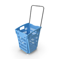 Plastic Roll Shopping Basket 04 PNG & PSD Images