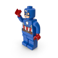 Lego Captain America Pose PNG & PSD Images