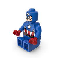 Lego Captain America Sitting PNG & PSD Images