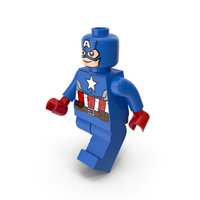 Lego Captain America Walk PNG & PSD Images