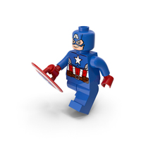 Lego Captain America Walk With Shield PNG & PSD Images