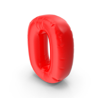 Balloon Number 0 PNG & PSD Images