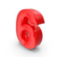 Balloon Number 6 PNG & PSD Images
