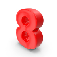 Balloon Number 8 PNG & PSD Images