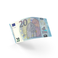 20 Euro Banknote Bill PNG & PSD Images