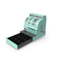 Retro Cash Register PNG & PSD Images