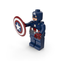 Captain America With Shield PNG & PSD Images