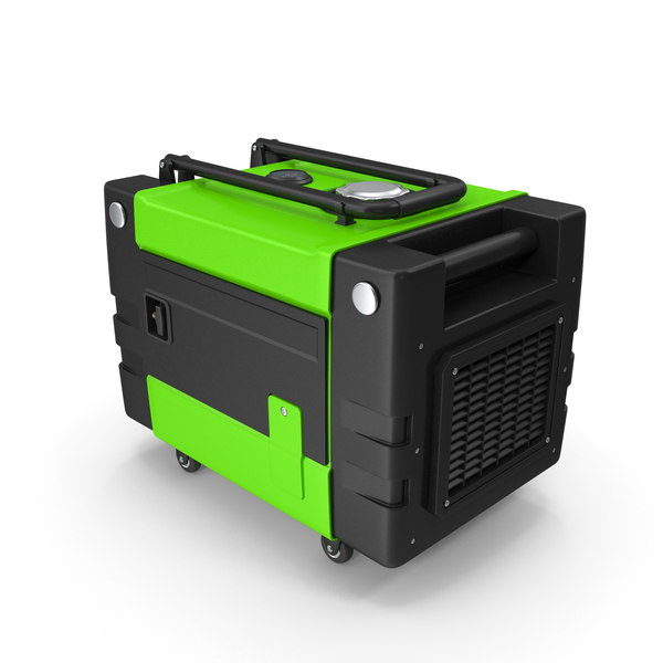 Portable Generator Green PNG & PSD Images