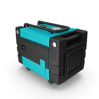 Portable Generator SkyBlue PNG & PSD Images