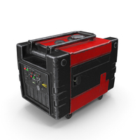Portable Generator Red Used PNG & PSD Images