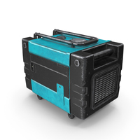 Portable Generator SkyBlue Used PNG & PSD Images