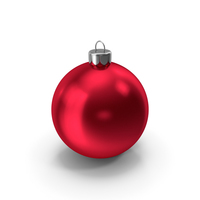 Christmas Ornament Red PNG & PSD Images