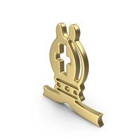 Bishop Logo Gold PNG & PSD Images