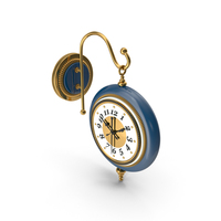 Vintage Wall Clock PNG & PSD Images