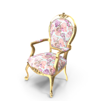 Louis XV Armchair PNG & PSD Images