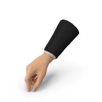 Suit Hand Signing Pose PNG & PSD Images